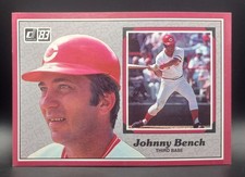 1983 Donruss Action All Stars #14 Johnny Bench HOF 3.5