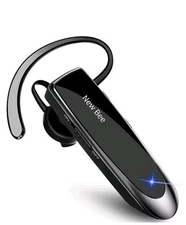 New Bee Bluetooth Headset Two Device Connection Handsfree driving Headset, Black