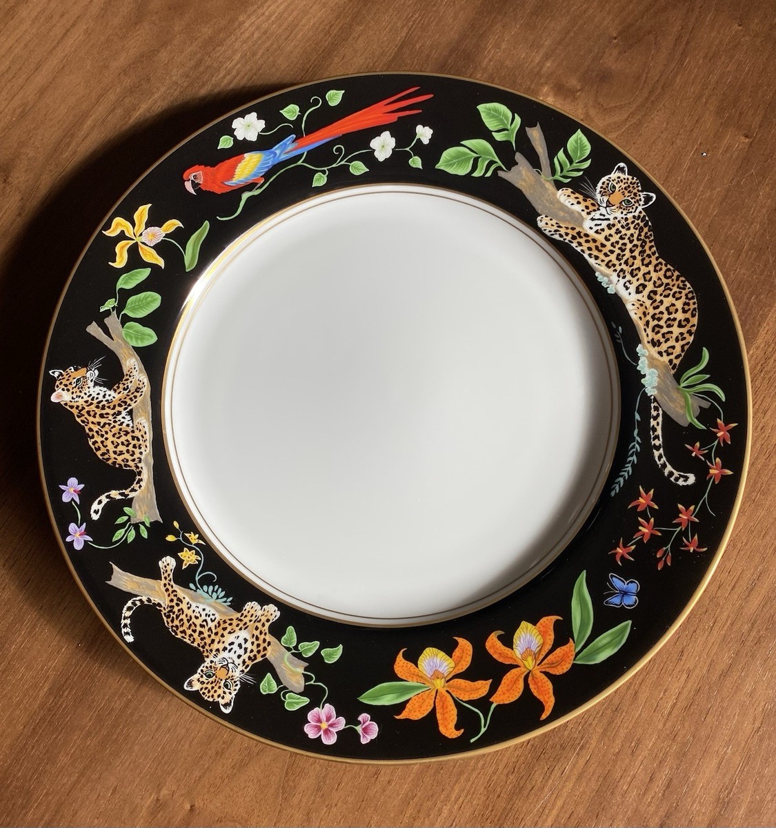 Lynn Chase Designs JAGUAR JUNGLE Dinner Plate 10 7/8