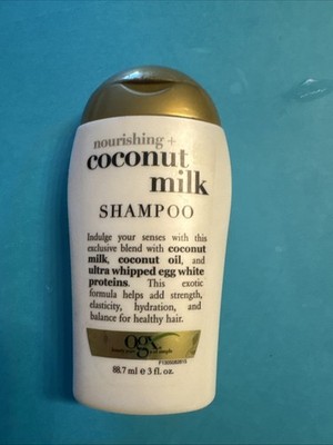NEW OGX Nourishing + Coconut Milk Moisturized Soft Hair SHAMPOO 3 oz