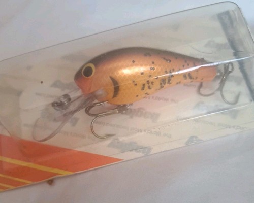 Bagley Diving Killer B-2 Orange/Blk Balsa Wood Bass Vintage Fishing Lure NIB - Picture 10 of 12