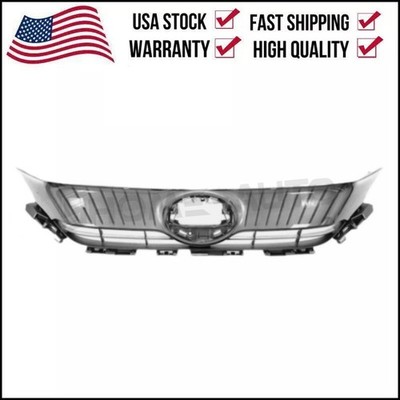53101-48B61 Front Upper Grille Black Sliver Fit 2021 2022 2023 2024 Toyota Venza