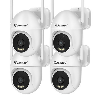 Jennov 5MP 2-Way Audio PTZ Camera Audio Alarm WIFI Security Camera Outdoor