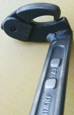 Vintage 474-J.H.WILLIAMS&CO. USA-ADJUSTABLE SPANNER HOOK WRENCH. MODIFIED Tool