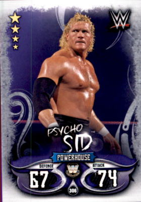 Topps Slam Attax Live - Karte 306 - Psycho Sid - Legends