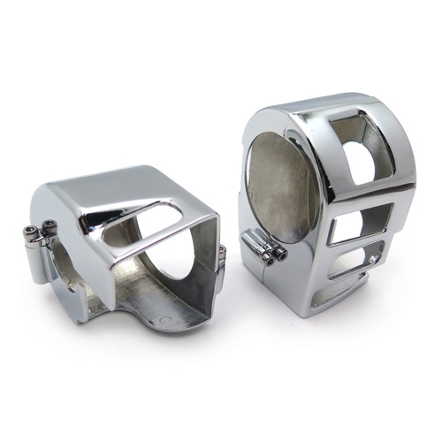 Chrome Switch Housing Cover For 1999-2012 Yamaha Xvs V-Star 1100 Classic Xvs1100 - Bild 6 von 8
