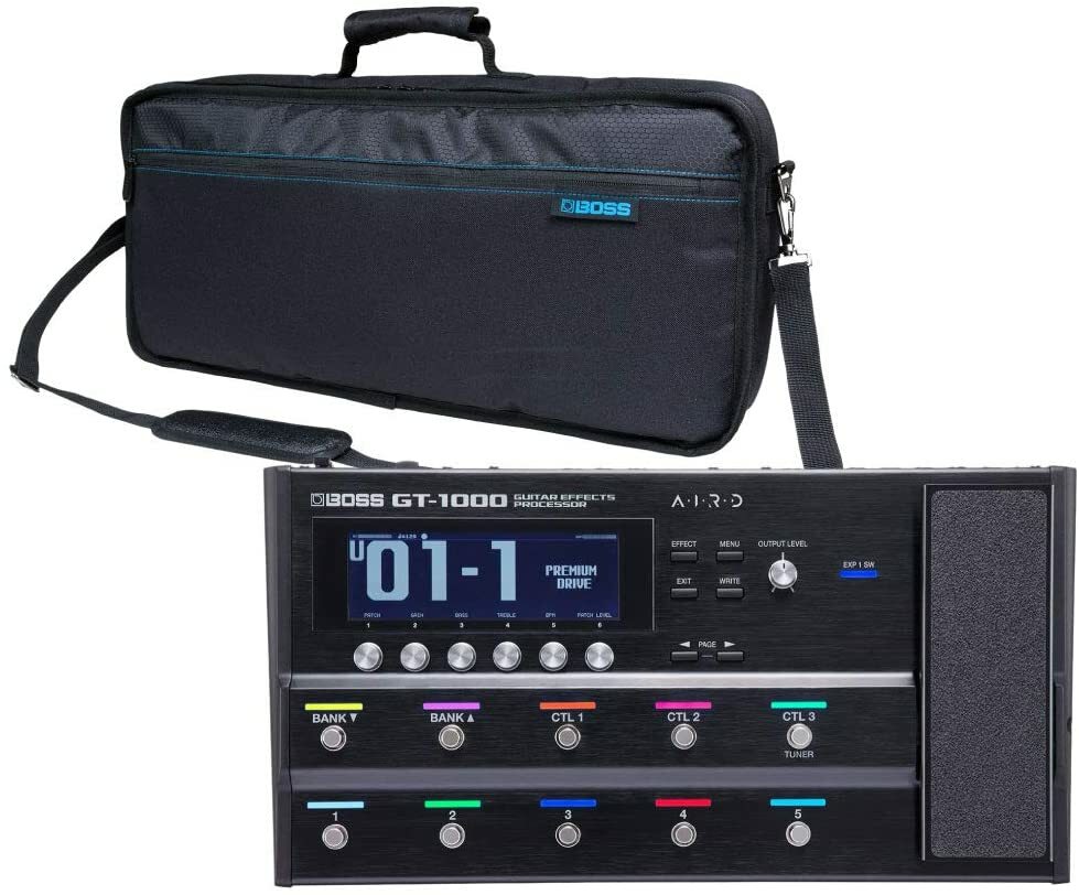 BOSS GT-1000 Guitar Effects Processor with carrying case BOSS GT-1000 Guitar Effects Processor with carrying case