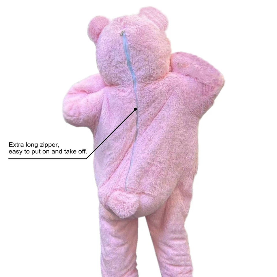 Dress Up Dancing Bear Mascot Costume Plush Teddy Bear Role Playing Fancy Dress - Image 3 of 4
