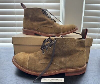 Allen Edmonds Patton Weatherproof Suede Cap-Toe Boots w  display picture 3