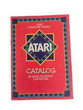 VINTAGE 1982 ATARI CATALOG 45 GAME PROGRAM CARTRIDGES