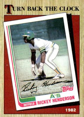 1987 Topps #311 Rickey Henderson