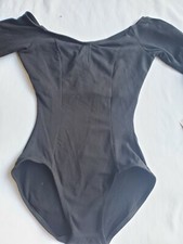 Natalie dancewear Woman Size Small Black long sleeve ballet