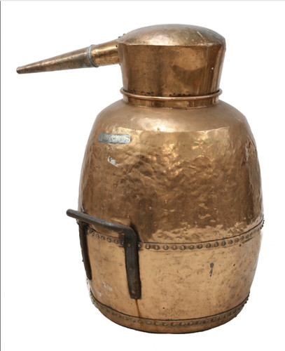 Large Antique Copper Still from the French Alpine Region