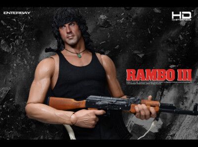 エンターベイ ランボー 1/4 ENTERBAY Enterbay Rambo III Real Masterpiece 1/4 Model Action Figures Toy