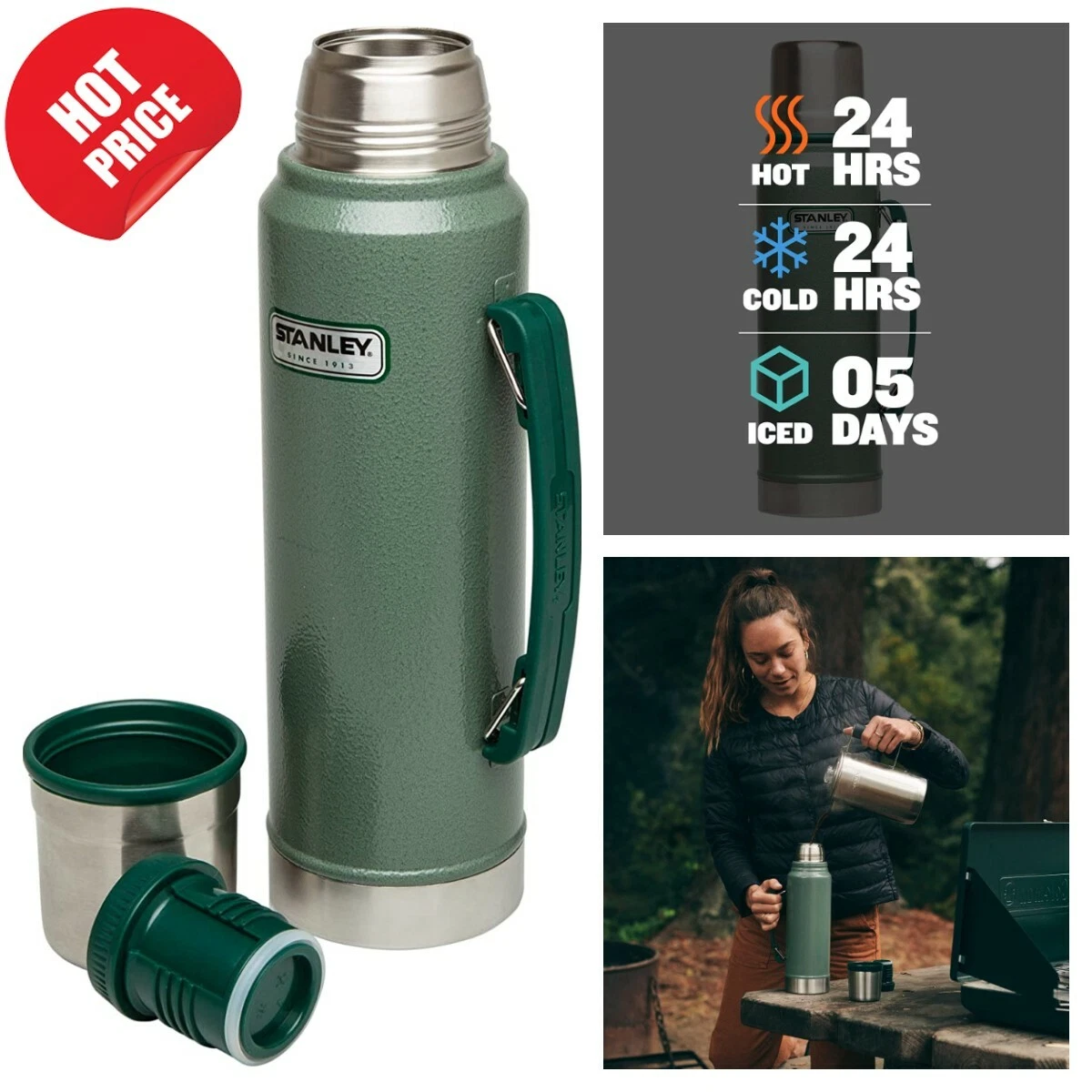 Stanley Classic Vacuum Insulated Wide Mouth Bottle