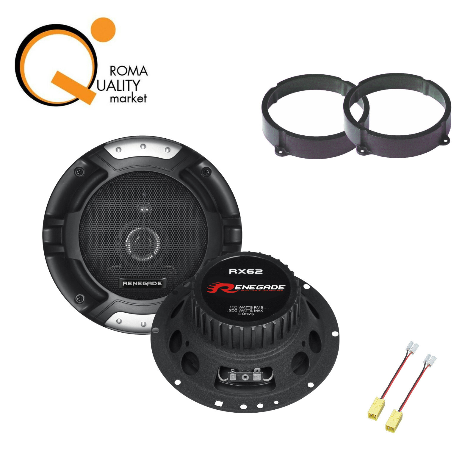 Kit Audio Renegade RX62 per Alfa Romeo 147 | Altoparlanti 16.5cm 2 Vie