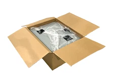 Saginaw Control EDG2-30EL2412LPPL Custom 2-Window Enclosure, 30" x 24" x 12"