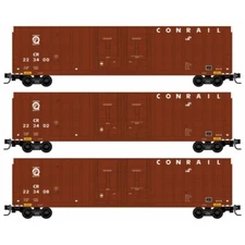 N Scale Micro Trains 993 00 181 CR Conrail  60'  Box car Excess Height Waffle  
