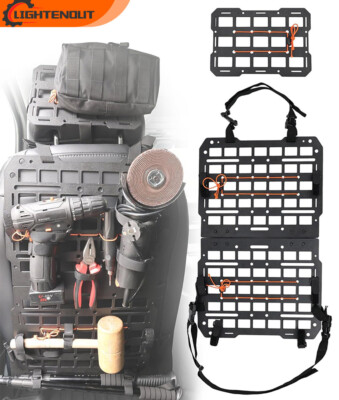 Rigid Molle Panel for Seat Back Headrest Foldable Molle Panels for Vehicle Truck
