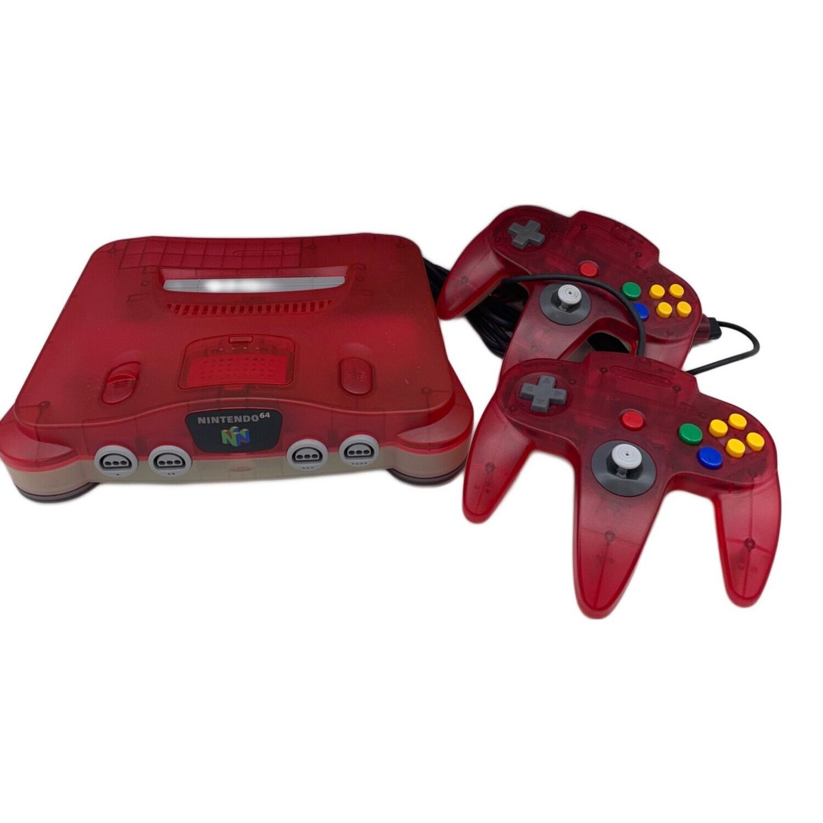 Nintendo NUS-001 Nintendo 64 Clear Red Excellent Condition Nintendo NUS-001 Nintendo 64 Clear Red Excellent Condition