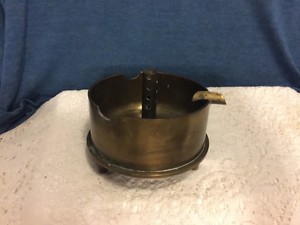 World War II WWII M14 1944 Brass Fabricated Artillery Shell trench art Ashtray