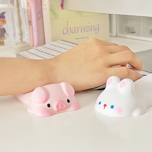 Keyboard Wrist Rest Soft Fatigue Relief Keyboard Wrist Pad Gift(Pig Shape) Spare - Picture 2 of 12