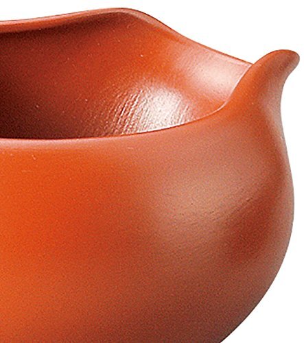Sándwich liso Yamakiikai Tokoname Ware Y1004 bambú primavera bermellón (grande) - Imagen 2 de 2