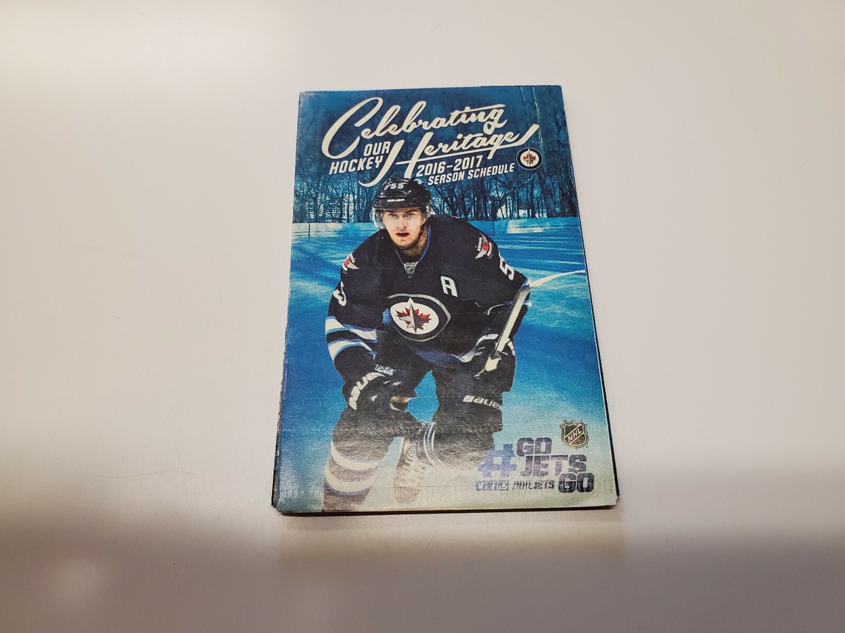 RS20 Winnipeg Jets 2016/17 NHL Hockey Pocket Schedule w RS20 Winnipeg Jets 2016/17 NHL Hockey Pocket Schedule w
