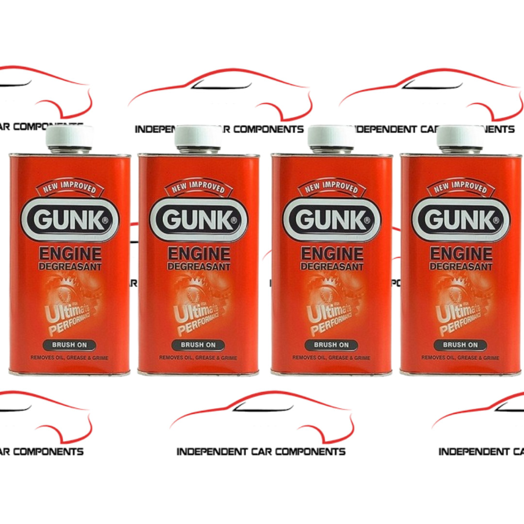 4 x 1L LITRE GUNK BRUSH ON ENGINE DEGREASANT CAR VAN DEGREASER REMOVER CLEANER