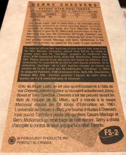 1994-95 Parkhurst Tall Boys 64-65 Hockey Complete 180 Card Set & FS1 & FS2 - Picture 5 of 6