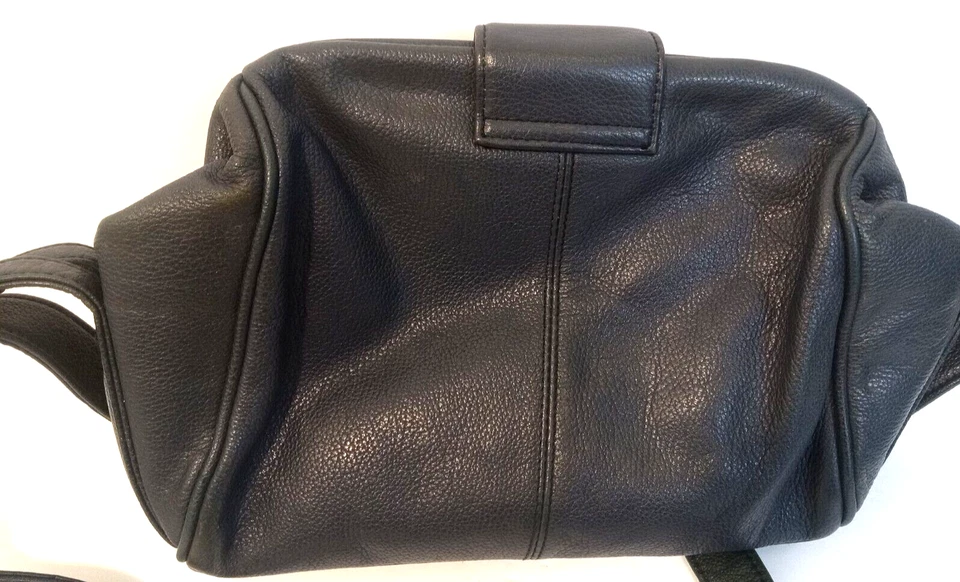 Bolso de mano vintage B. H. Smith bolso de bolsillo azul bandolera correa desmontable Foto 3 de 4