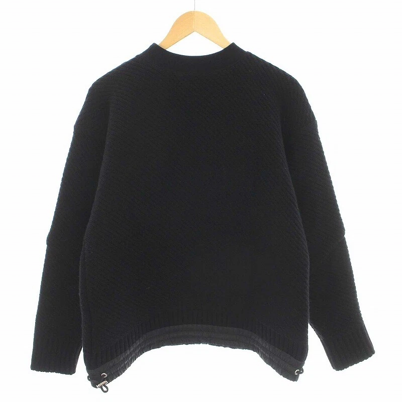 Sakai Sacai 21Aw Wool Knit Pullover Knitted Sweater Long Sleeve