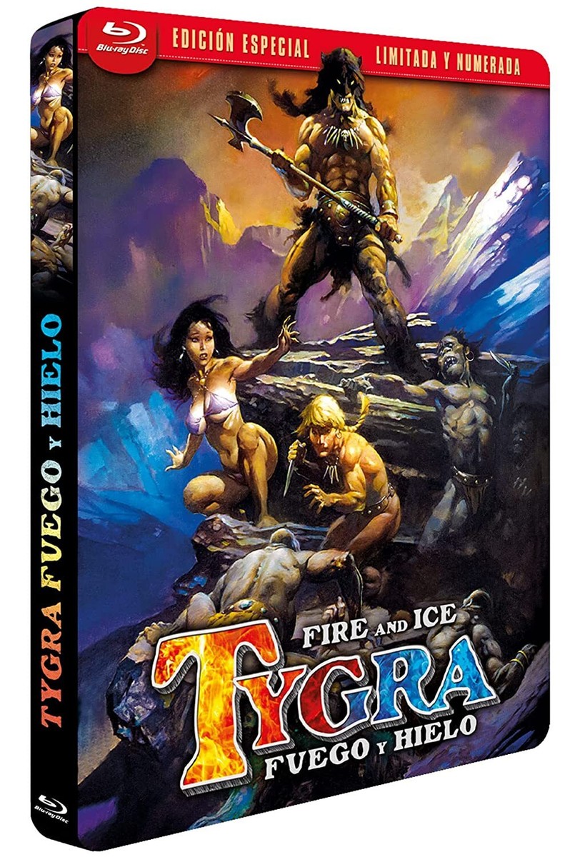 FIRE & AND ICE *1983 / Ltd Edition STEELBOOK/ Ralph Bakshi NEW Reg
