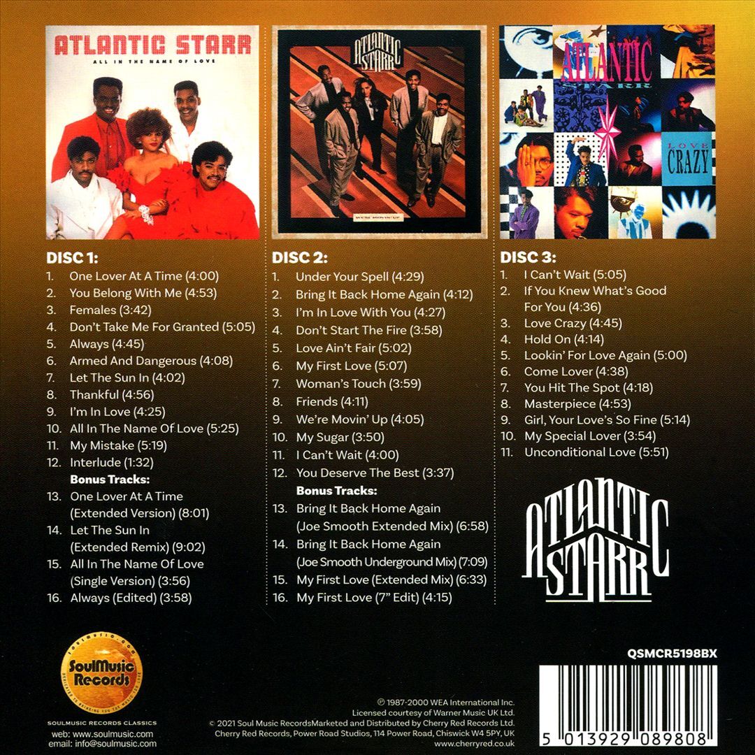 ATLANTIC STARR ALWAYS: THE WARNER-REPRISE RECORDINGS [1987-1991] NEW CD
