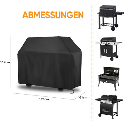 NEVERLAND Grill Abdeckhaube 210D Grillabdeckung Gasgrill Abdeckung auch Weber