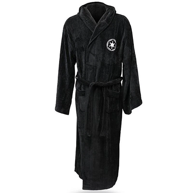 Bata de baño con capucha Star Wars Caballero Jedi Imperio Galáctico Logo Albornoz Capa Foto 4 de 4