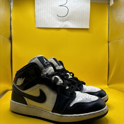 Nike Air Jordan 1 Mid Armory Navy Blue GS size 6.5Y 554725-411 | eBay
