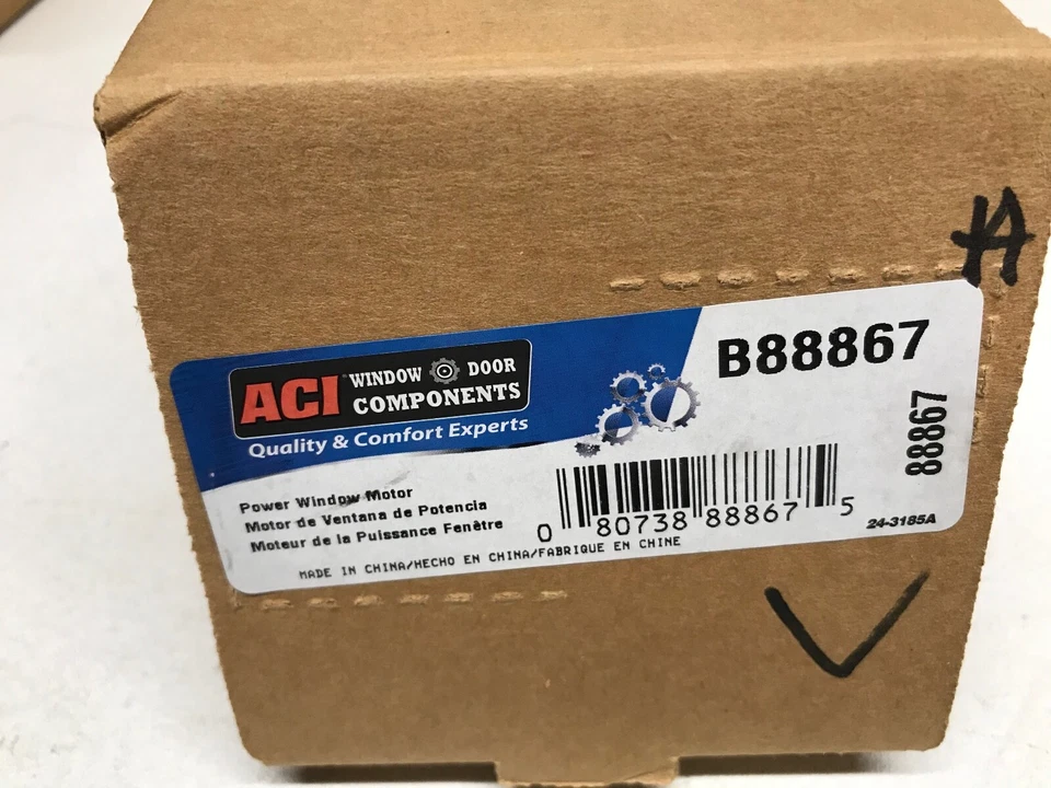 Motor de ventana eléctrica delantero derecho/izquierdo ACI 88867 para Mazda 6, CX-7, CX-9, RX-8 Foto 3 de 3