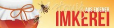 PVC Werbebanner Plane Honig Imkerei mit Ösen, 4000 x 1000 mm