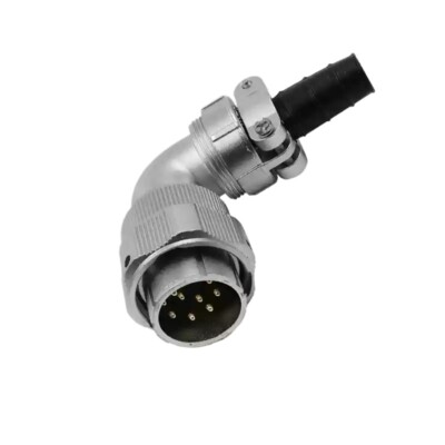 WY32 10B-pin 25A 500V Aviation Waterproof Bent Double Pressure Cable Plug