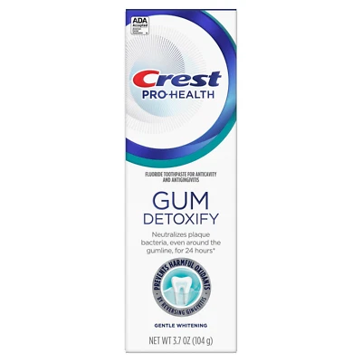 Crest Pro-Health Gum Detoxify Dentifrice Doux, 104 G, VENDEUR UE - Photo 1/4