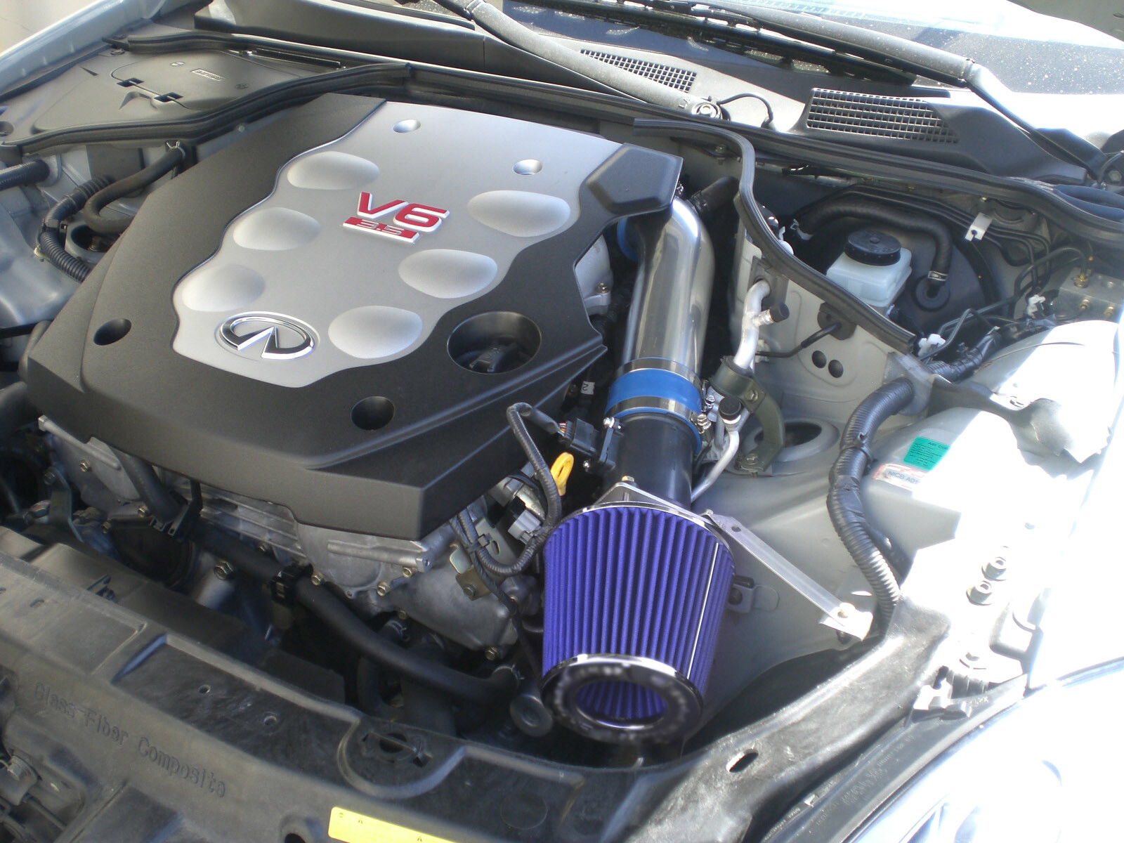 AIR INTAKE FILTER KIT FOR 20032006 NISSAN 350Z INFINITI G35 3.5L V6 BLUE eBay