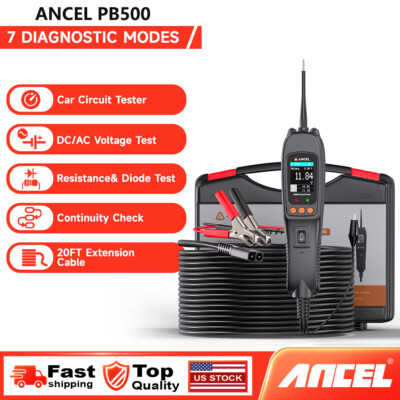 Ancel PB500 12V&24V PowerScan Circuit Tester Electrical Power Probe Scanner Tool