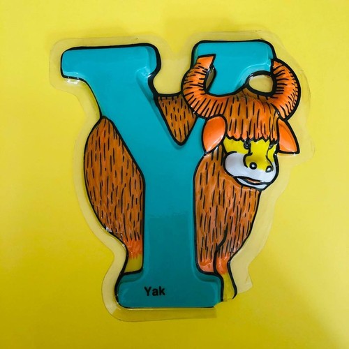 Vintage Nursery Kids Alphabet Wall Hanging 2D Molded Plastic Picture Letters 80s - Picture 8 of 17