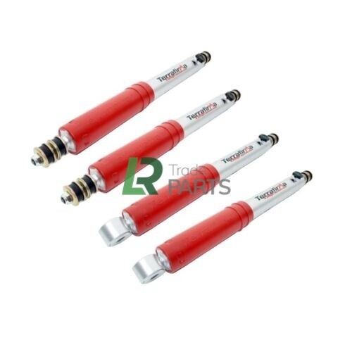 Defender Terrafirma vorne & hinten 4 STUFEN + 2" VERSTELLBARES STOSSDÄMPFER-SET (X4) - Bild 1 von 2