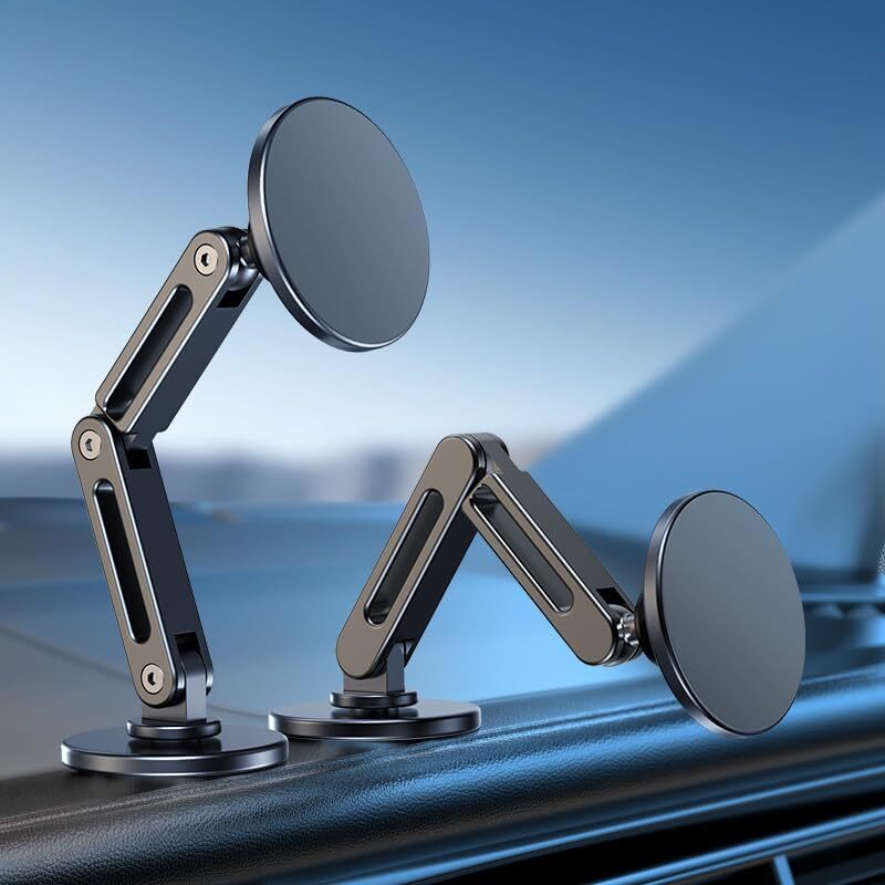 Tablet Phone Holder Aluminum Alloy Car Phone Mount with Magnetic Suction