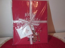 Pottery Barn Kids Rudolph Reindeer Christmas Holiday Table Runner NIP w/ Tags