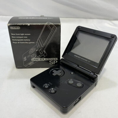 Nintendo GAMEBOY ADVANCE SP console Onyx Black with Box Japan | eBay
