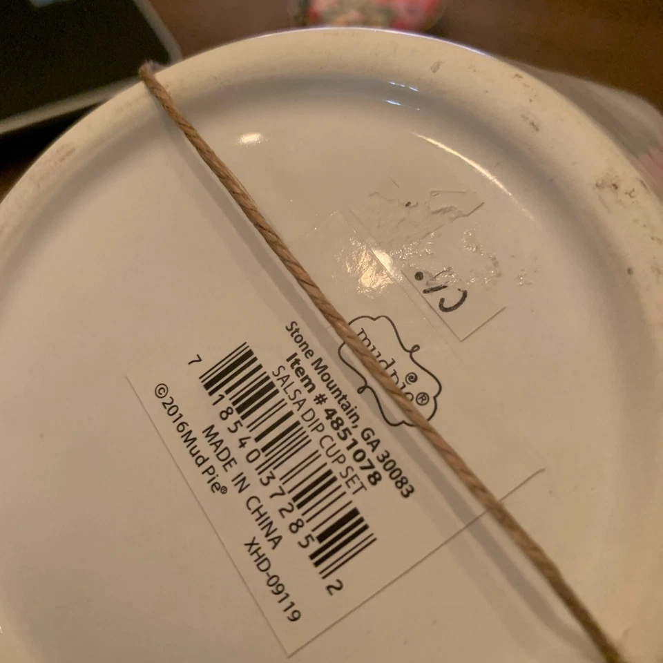 NWT Mud Pie Nacho Ordinary Salsa Dip Set Ceramic Mex-cellent Serving Spoon - Image 4 of 4