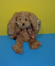 9" Bearington Collection Jointed Big Ears Taffy Dog Named Lucky 4075 Bean Plush